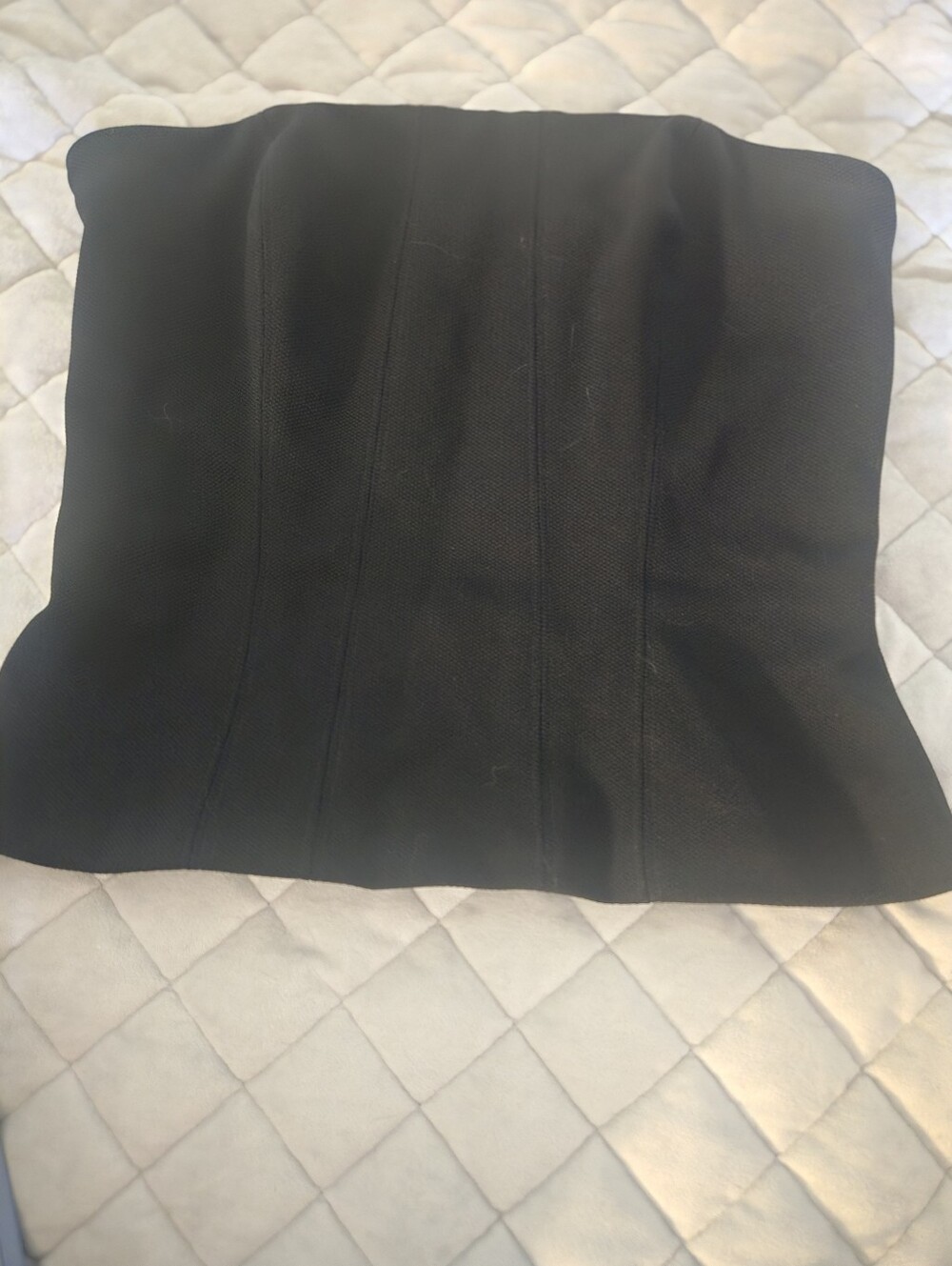White House Black Market Strapless Black Structured Bustier Top - Picture 4 of 13